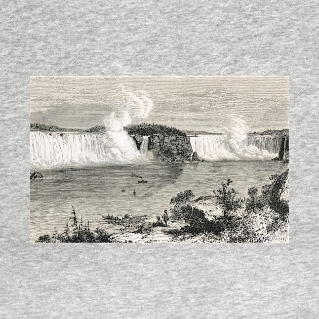 Niagara Falls in the 19th century by artfromthepast